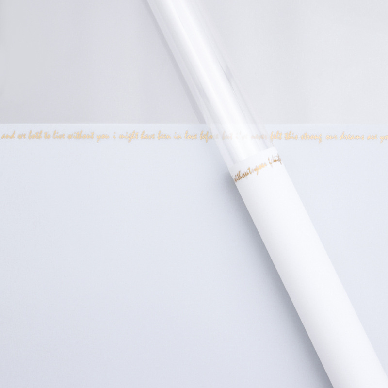 Bolsa de embalaje de flores de San Valentín al por mayor floristería arte floral material de bricolaje opp celofán impermeable bolsa de un solo haz de flores