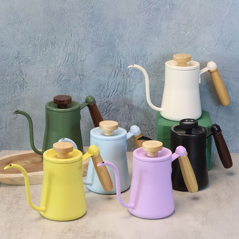 手冲壶手冲咖啡壶不锈钢细长嘴壶挂耳细口壶注水壶冲泡壶550ml