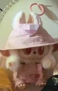 17 cm LABUBU una y dos generaciones de muñecas de polilla universal caja ciega fiesta pequeña falda de viento serie de accesorios de ropa de bebé