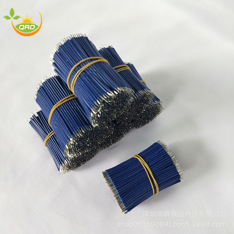 工厂直供 1007 22awg  60mm 环保PVC电子线 裁线不上锡