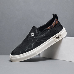 Men's Slip-on Casual Spring and Autumn Fashion Trend Shoes European Men's Clothing Match Shoes Direct Sale from Wenzhou Manufacturer