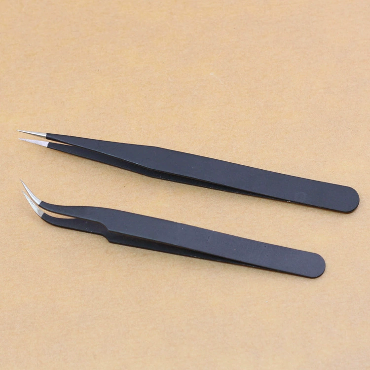 Anti-static tweezers, DIY, increased thickness