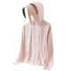 UPF50 Couple Sun Protection Clothing Summer Ice Silk Thin Breathable Outdoor Professional Fishing Sun Protection Clothing Removable Brim