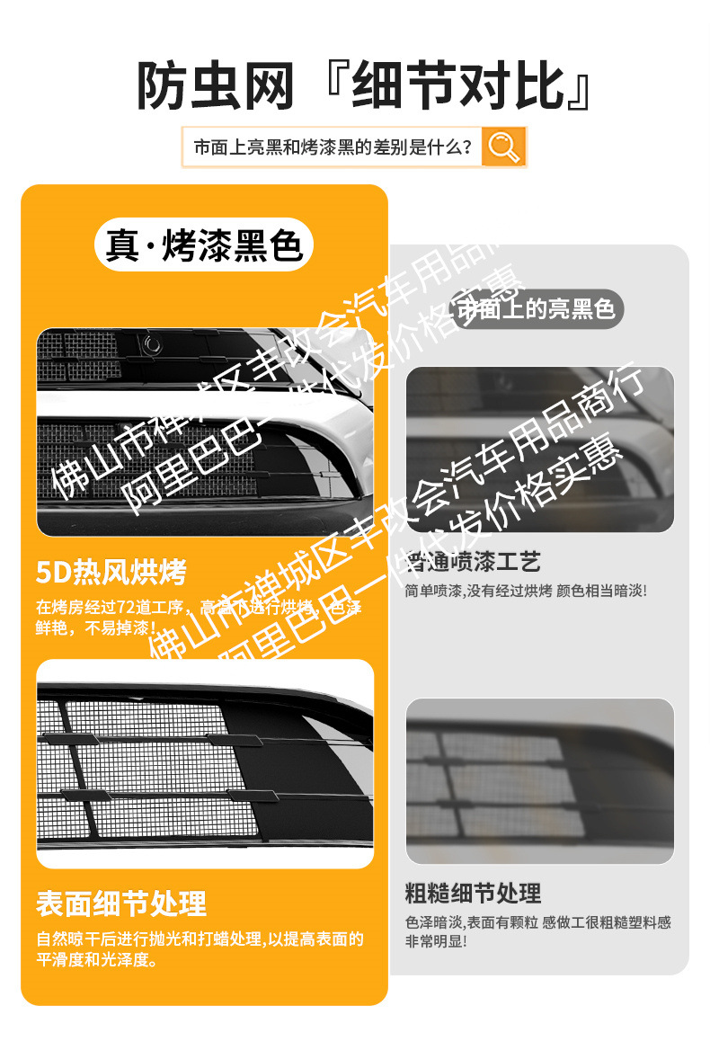 Suitable for Byd Hiace 06Ev/Dmi Integrated Welding Car Insect-Proof Net Front Grille Special Accessories