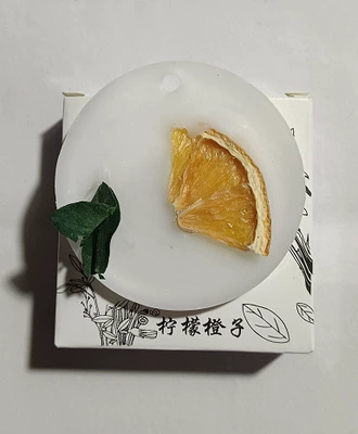 Tablets for Wardrobes, Closets, and Bathrooms: Car Perfume Aromatherapy - bedroom-aromatherapy-wax-tablet-lemon-scent-solid-1-piece-paper-box-packaging