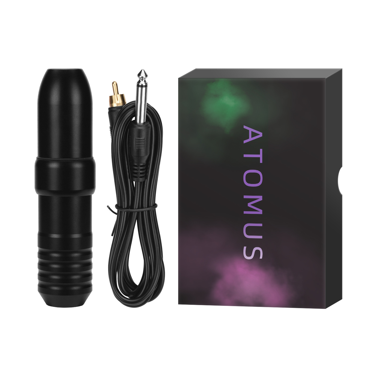 Multi-color de la pluma larga máquina de tatuaje motor máquina todo en uno (incluida la línea de gancho) línea de corte de tatuaje equipo de máquina de niebla