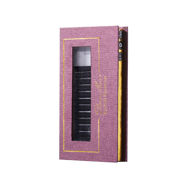 DeceMars trébol de cinco hojas pestañas super suave talón no dispersos floración automática Injerto de pestañas postizas para profesores