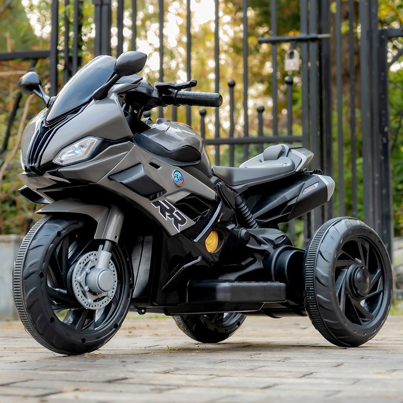 Xiangma para niños, motocicleta eléctrica, triciclo, niños, niños, bicicleta eléctrica de control remoto recargable para personas