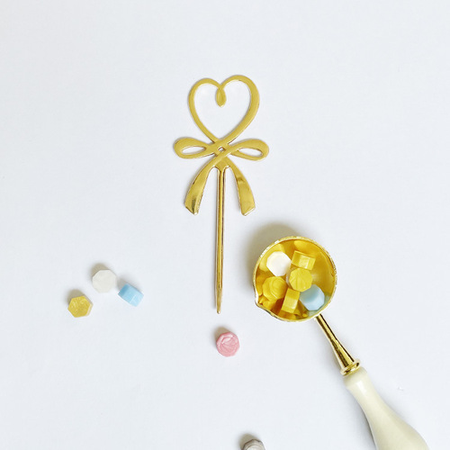 Butterfly stirring needle golden fire paint seal tool source manufacturer wholesale metal electroplating wax particle stirring rod