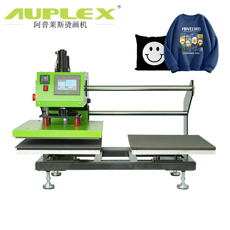 Двухместный электрический станок для горячего тиснения складка для горячего тиснения 50 * 60CM машина для сублимации принтера для принтера одежды