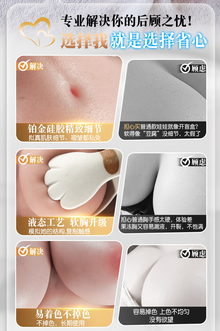 Realistic TPE Half-Body Doll with Large Buttocks, Manual Male Masturbator — detail image 11