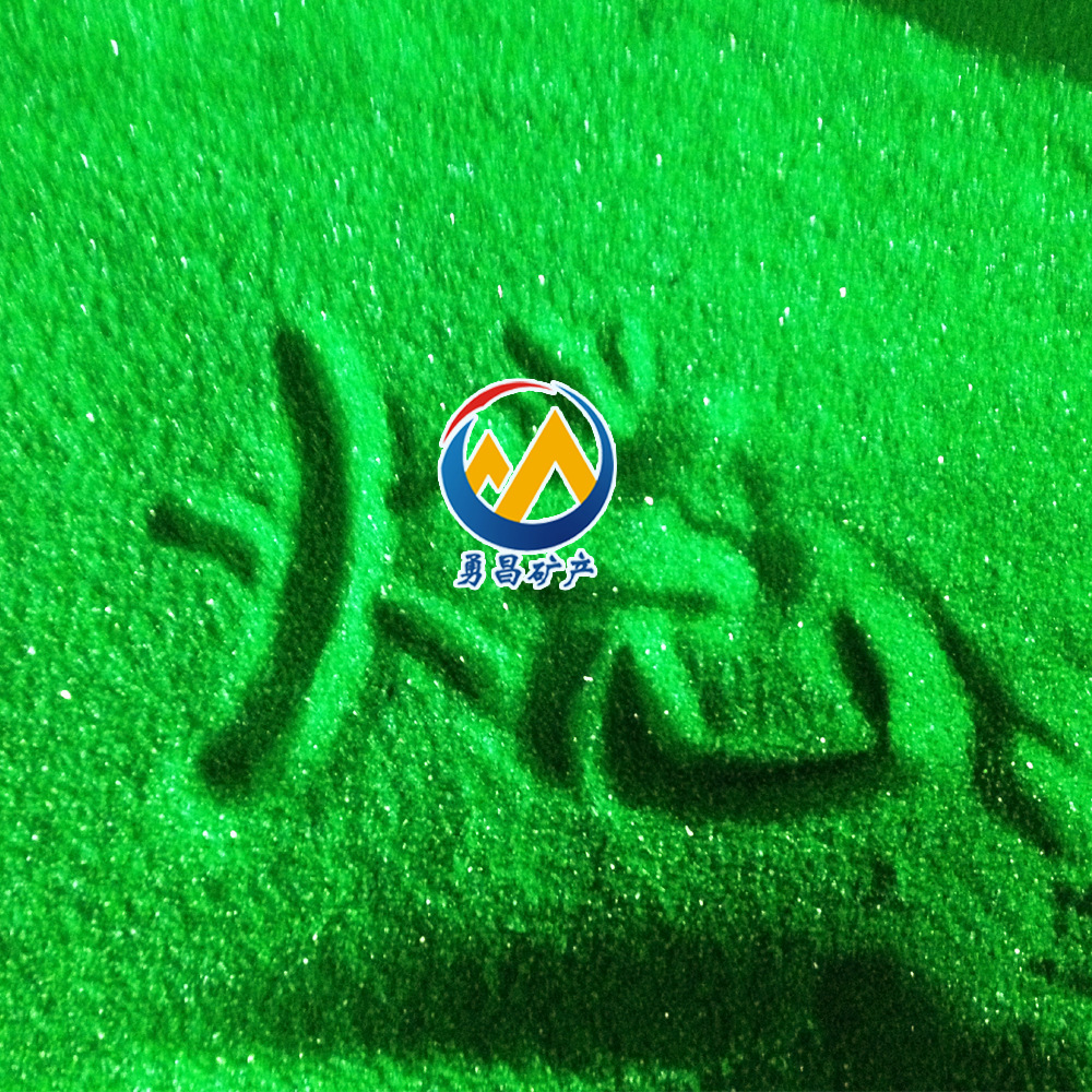 河北彩砂厂家批发 烧结染色高品质细彩沙 彩色沙子低价销售