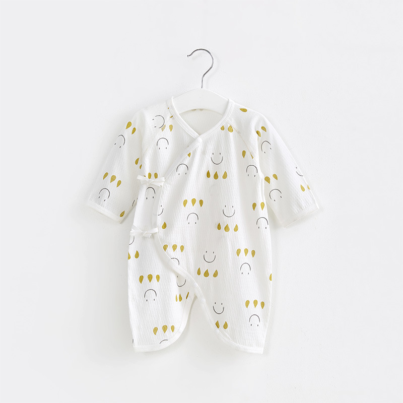 Ropa de bebé recién nacido primavera y otoño verano monje de manga larga verano Delgado aire acondicionado mameluco hombres y mujeres mono de bebé recién nacido