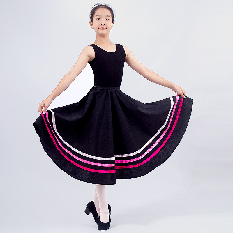 Royal Academy of Dance Examination Character Dance Skirt Children's Ballet Ethnic Dance Skirt Adult Examination Representative Dance Skirt Folk Style Long Skirt
