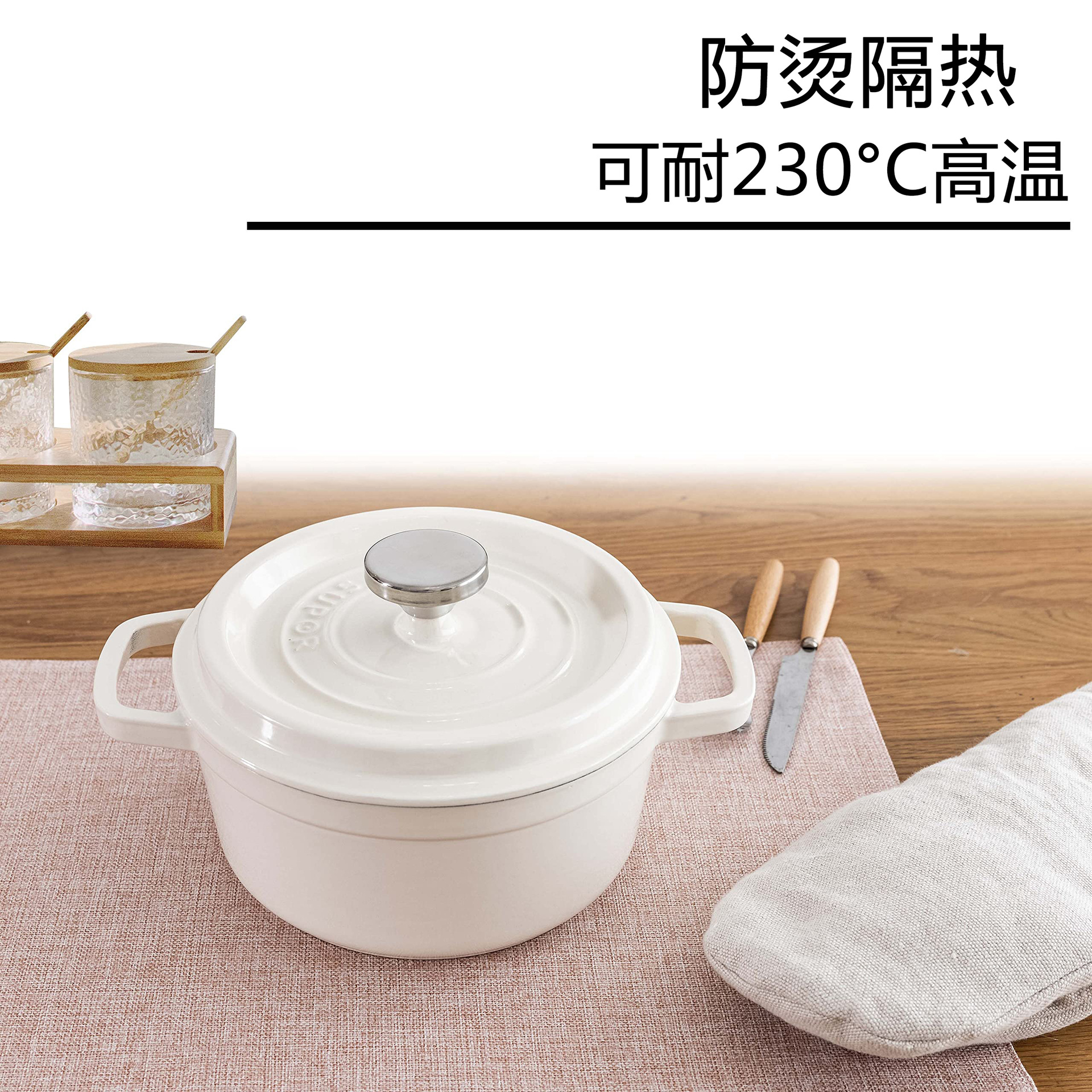 Amazon de doble capa mantel de lino de tela de lino fino estera de la tabla de montaña lavable antideslizante aislamiento térmico hogar al por mayor