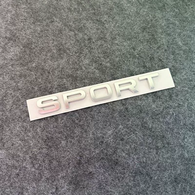 and tail emblem for the hood, Car logo - standard-sportasia-silver