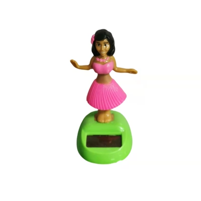 Car ornaments, ornaments solar cartoon toy - powder