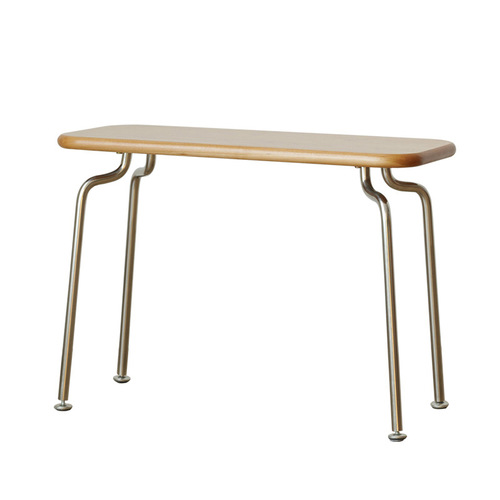 Ant Chair | Nordic Japanese Light Luxury Retro Solid Wood and Stainless Steel Living Room Long Bench Changing Bench Bed End Bench