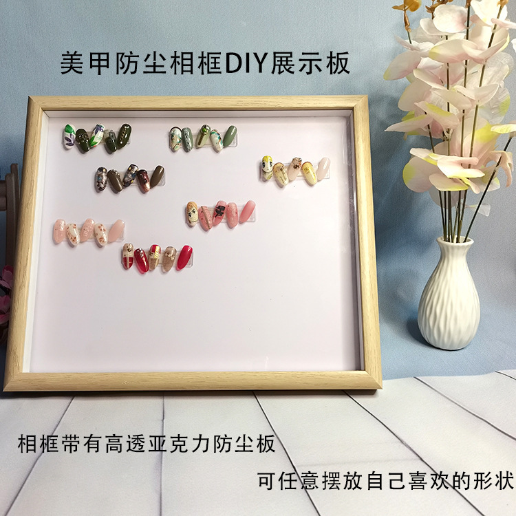 Nail Art Display Board Nail Polish Glue Color Plate Dust-proof Photo Frame Acrylic Dust-proof Cover Japanese Style Model Plate Top Grade Nail Art Display Board Nail Polish Glue Color Plate Dust-proof Photo Frame Acrylic Dust-proof Cover Japanese Style Model Plate Top Grade