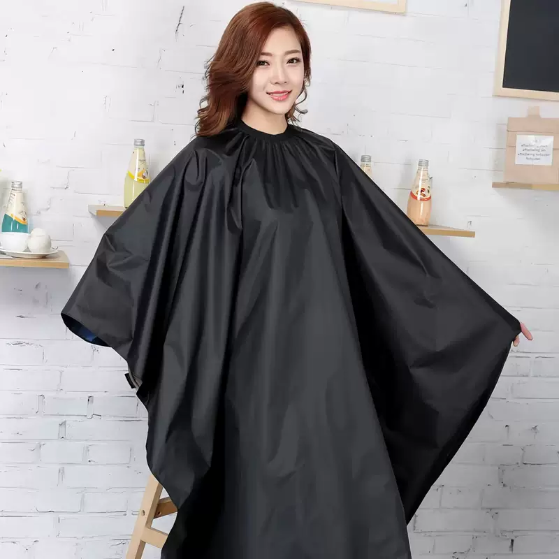 ผ้าคลุมตัดผมกันน้ำ กันเศษผมติดเสื้อ สำหรับร้านเสริมสวยและใช้ในบ้าน