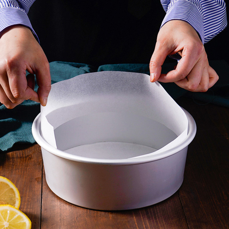 蛋糕脫模紙墊4/6/8/10寸油紙戚風模具圍邊紙麵包圓形墊紙烘焙模具