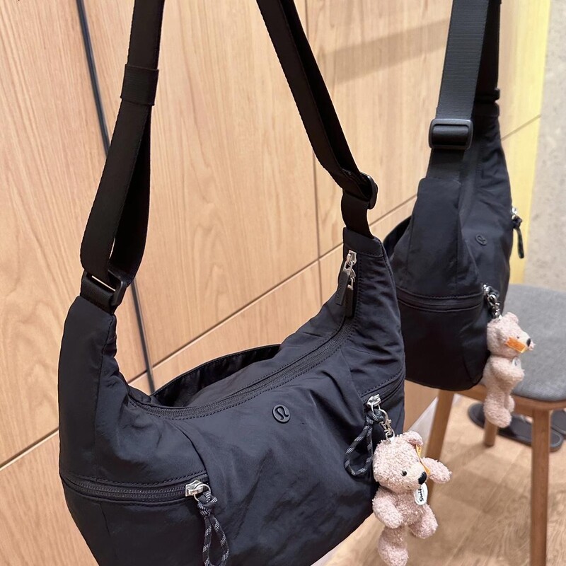 Canada Lulu Slouchy Sling Bag Women's Crossbody Dumpling Bag Croissant Bag Portable Multi-Pocket