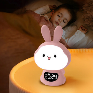 Крутящийся кролик, умный ночник для кормящих грудью для спальни, дистанционное управление