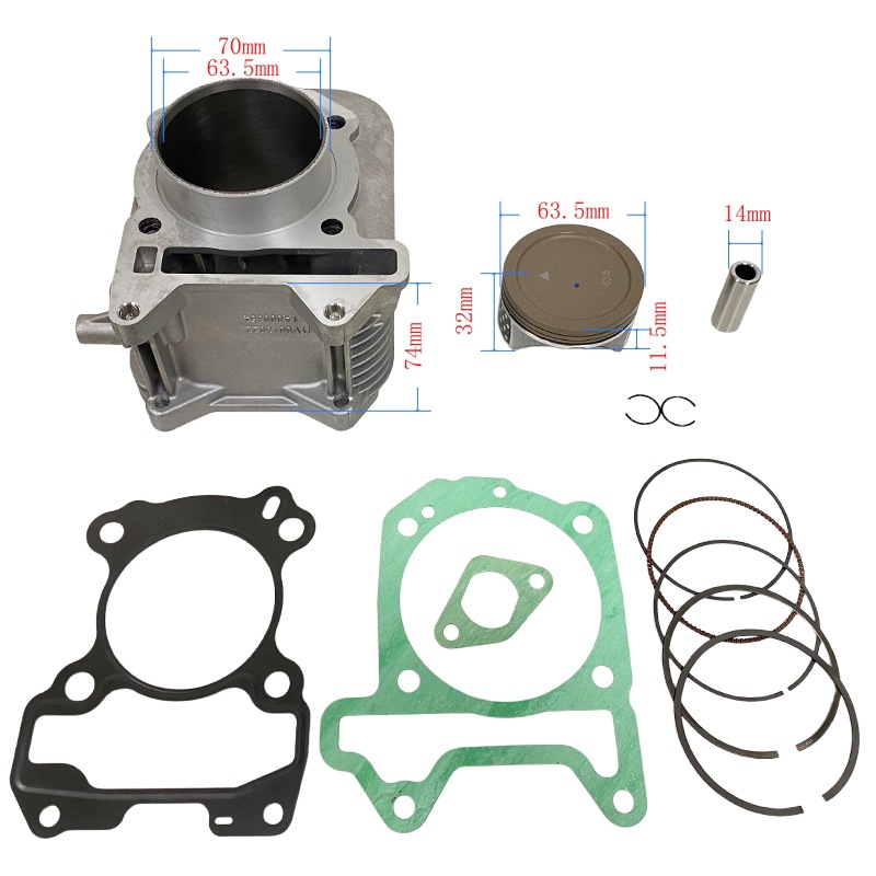 Motorcycle parts cylinder suitable for Piaggio Vespa125 BYQ125 LXV150 Liberty125