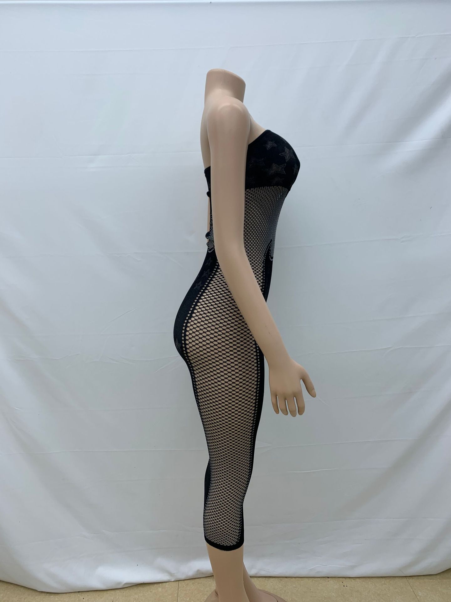 Women Solid Color Tube Top Slim Fit Sexy Backless One Piece Knitted Dress