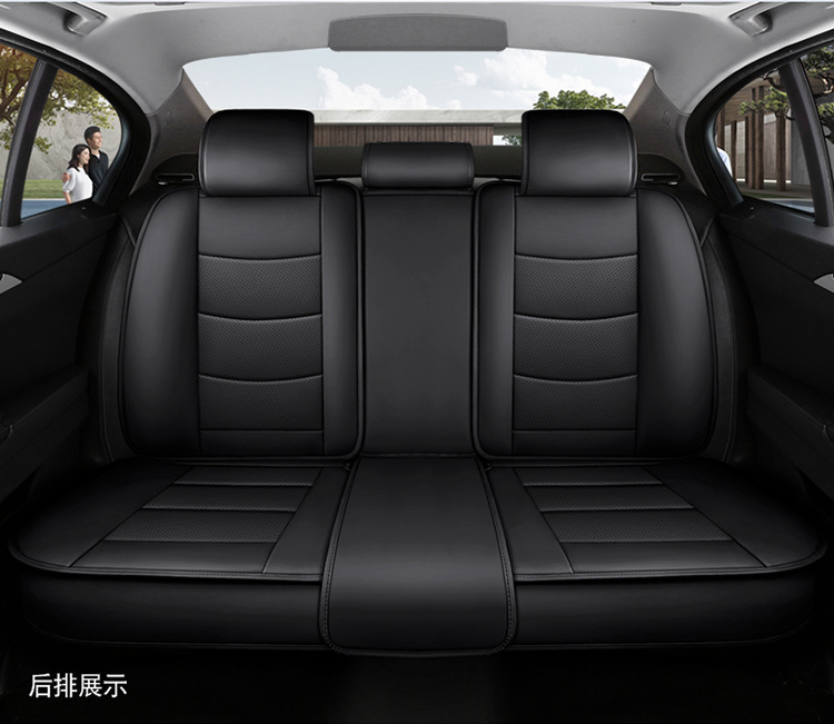 2025 New Ponytail All-Inclusive Full Leather Car Seat Cushion Four-Season Universal Car Seat Cover Source Factory Wholesale
