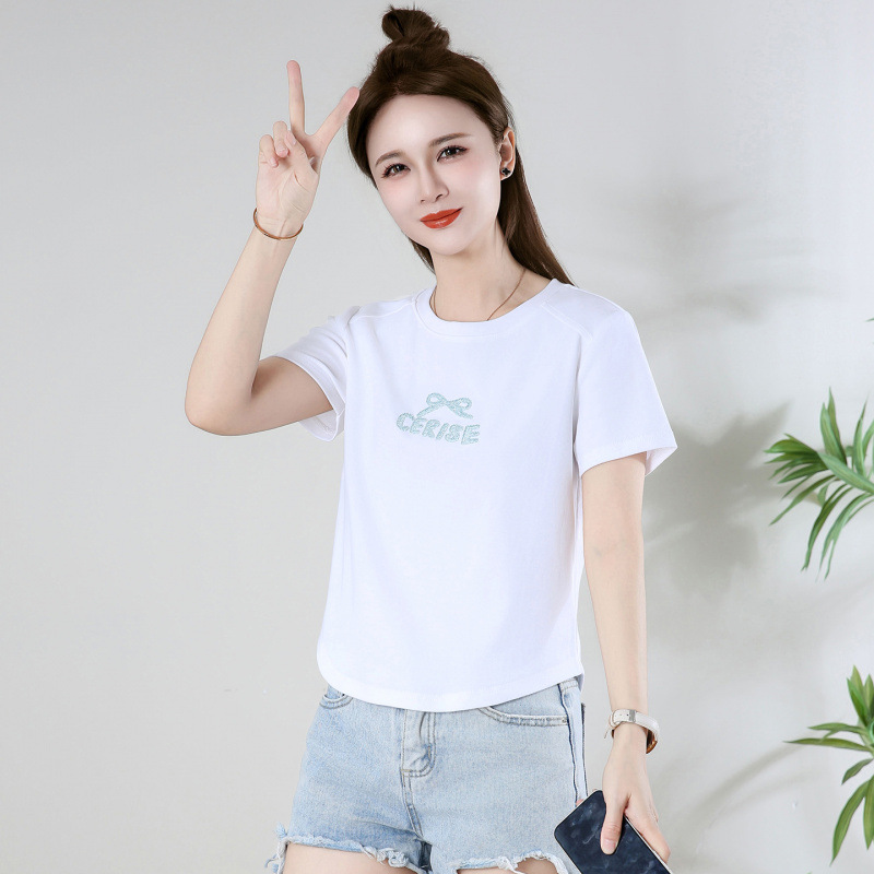 Summer sports breathable comfortable quick dry T-shirt with a round…