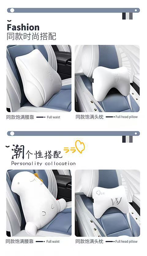 Suitable for New Cartoon Car Seat Cushions, Universal for All Seasons, Fully Enclosed Seat Covers, Wear-Resistant and Dirt-Resistant, Five-Seater Leather Seat Covers