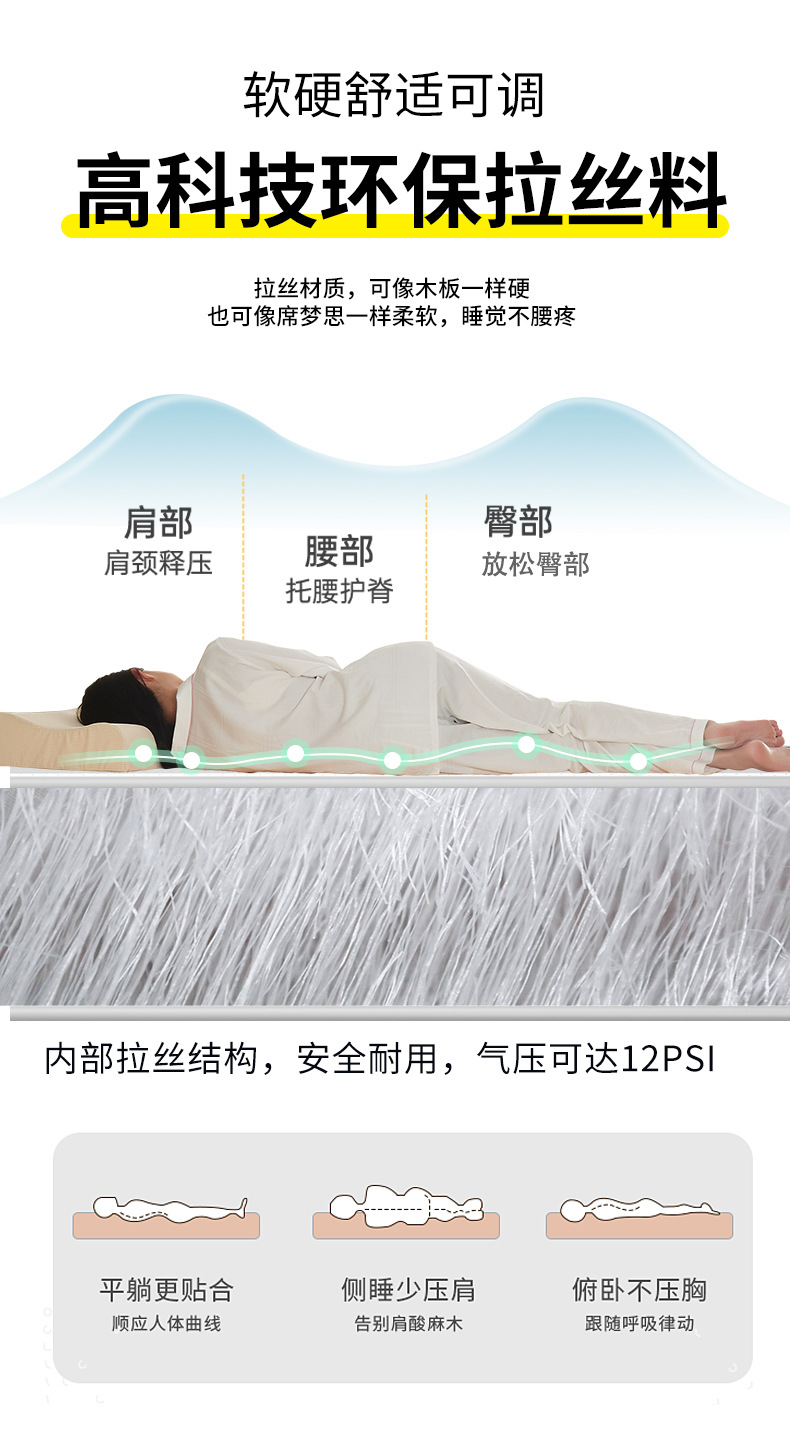 Byd Xia Special Front-Row Car Inflatable Mattress for Camping and Road Trips, Suitable for Single or Double Use