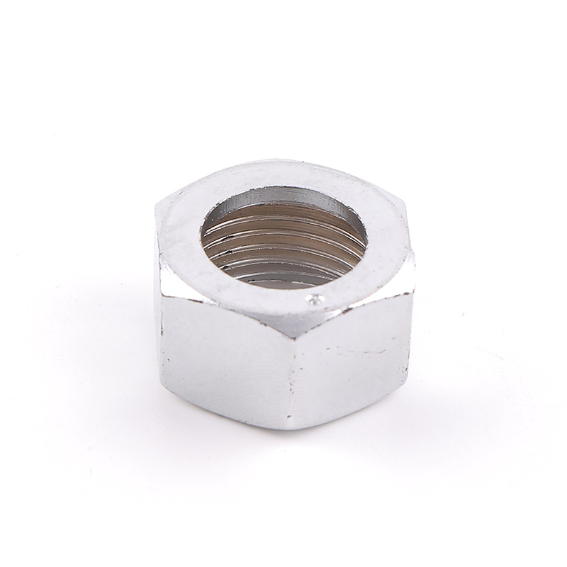 Wholesale 4 min shower shower tube plastic cone nut PVC tube horn electroplated bright chrome maternity washer ball cap