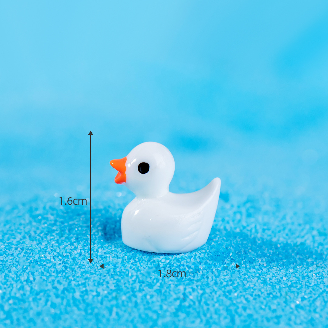 Nueva decoración de micro paisaje proceso de resina patito multicolor transfronterizo Hayao Miyazaki accesorios de bricolaje pecera de carne