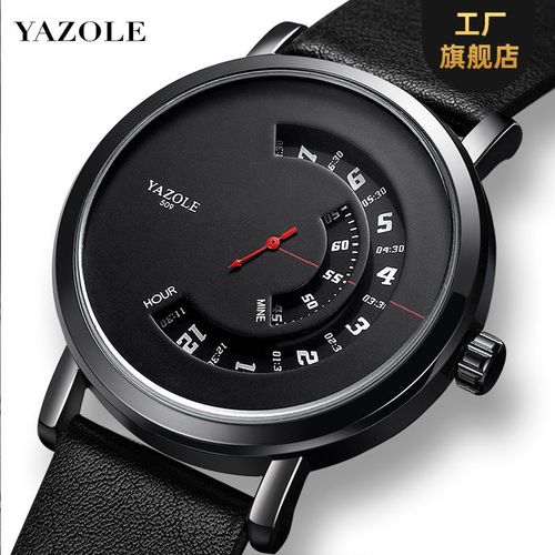 Yazole 509 cross-border fashion turntable watch men's waterproof men's quartz watch men's watch wholesale