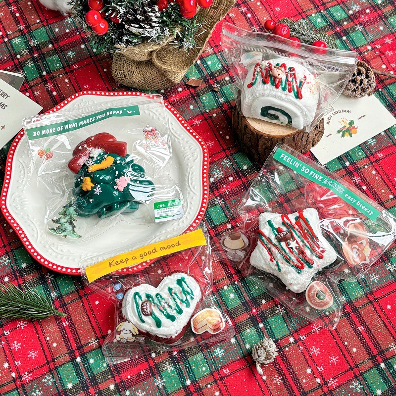 Xiaohongshu クリーム クリーム クリスマス 食品グレードのシリコーン ピンチ減圧おもちゃ ピンチ減圧おもちゃ ピンチ減圧おもちゃ|undefined