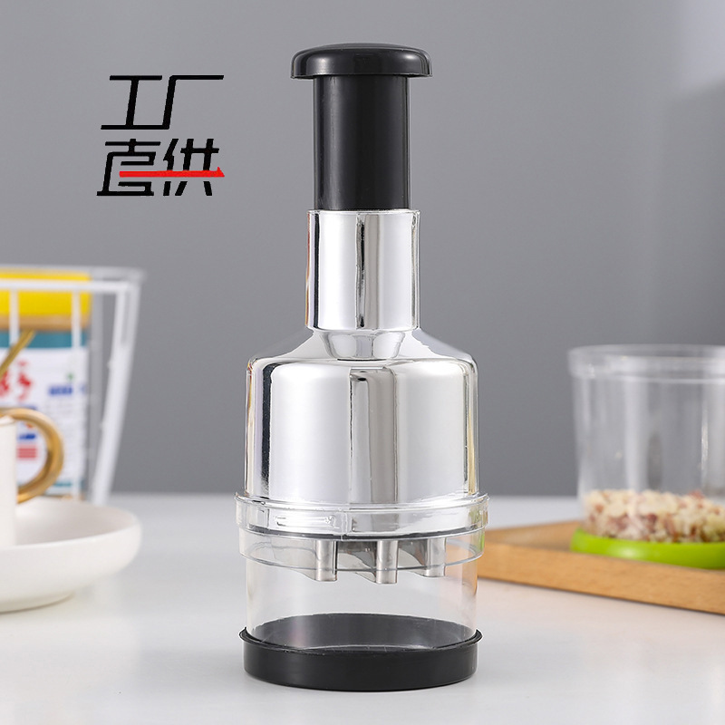 Manual Garlic Press Tool for Crushing Garlic, Chopping Onions, Ginger, and Garlic Kitchen Utensil Garlic Masher