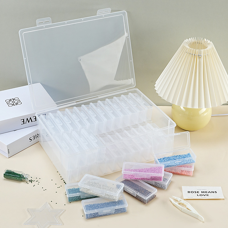 transparent storage box