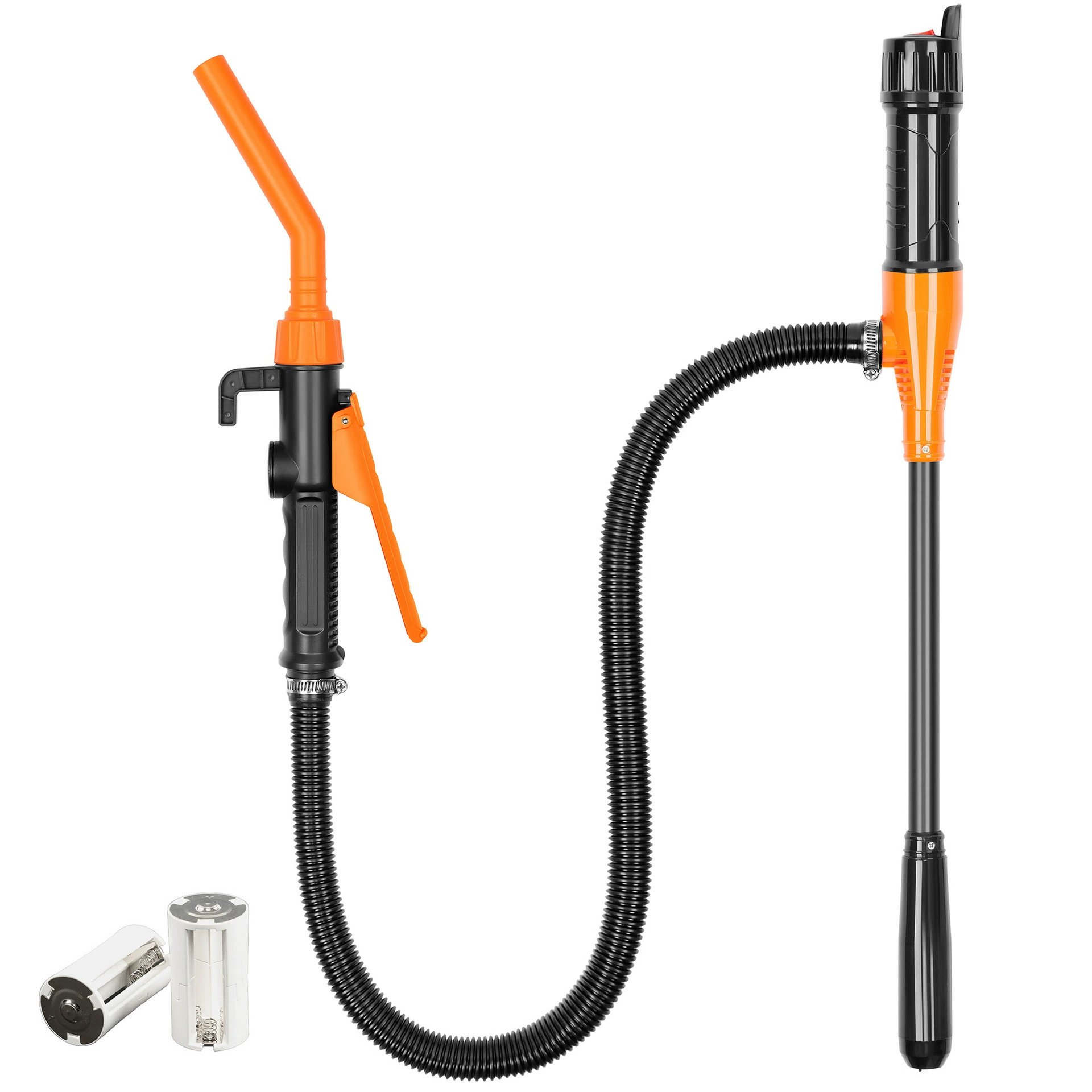 Батарея масляного насоса масляный насос Аккумуляторный источник питания Удобный для переноски шланг масляный насос для перекачки масла открытый авторемонтный насос для подачи жидкости