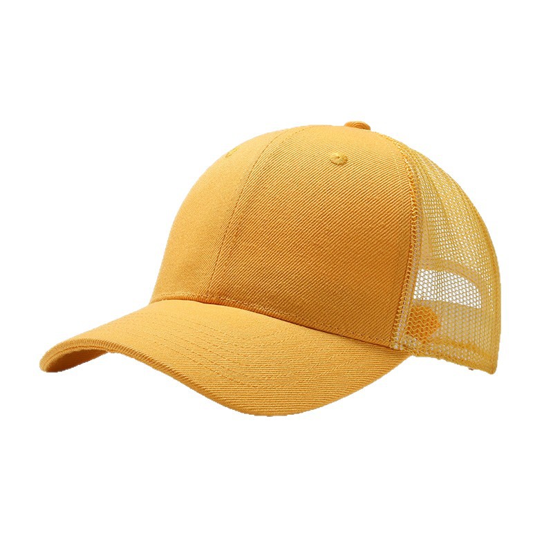 Gorra de béisbol de malla de golf sombrero de béisbol personalizado logotipo bordado verano algodón puro para niños color de colisión sombrero de sombra transpirable di