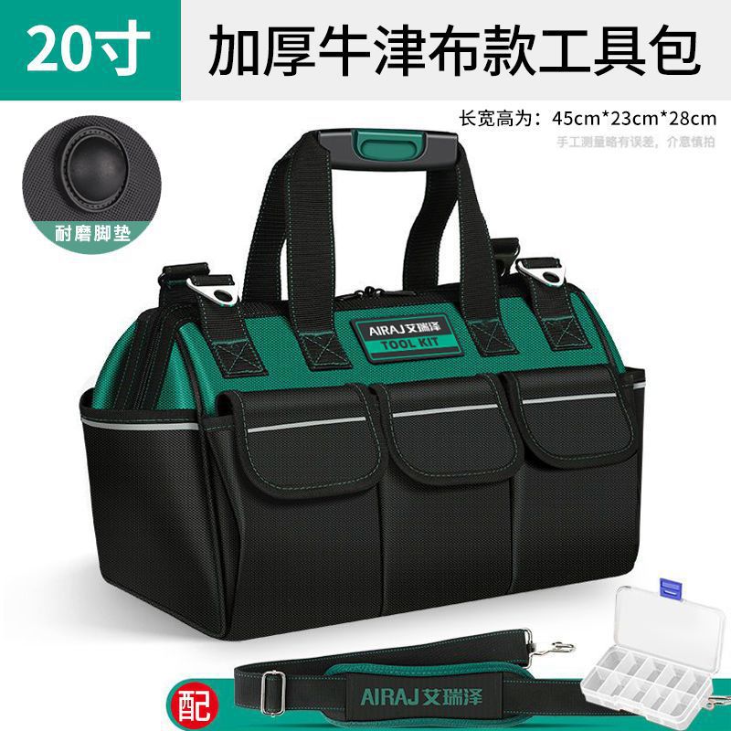 Kit de herramientas eléctricas, lienzo grueso resistente y duradero, bolsas de herramientas de carpintería portátiles multifuncionales para el mantenimiento al por mayor