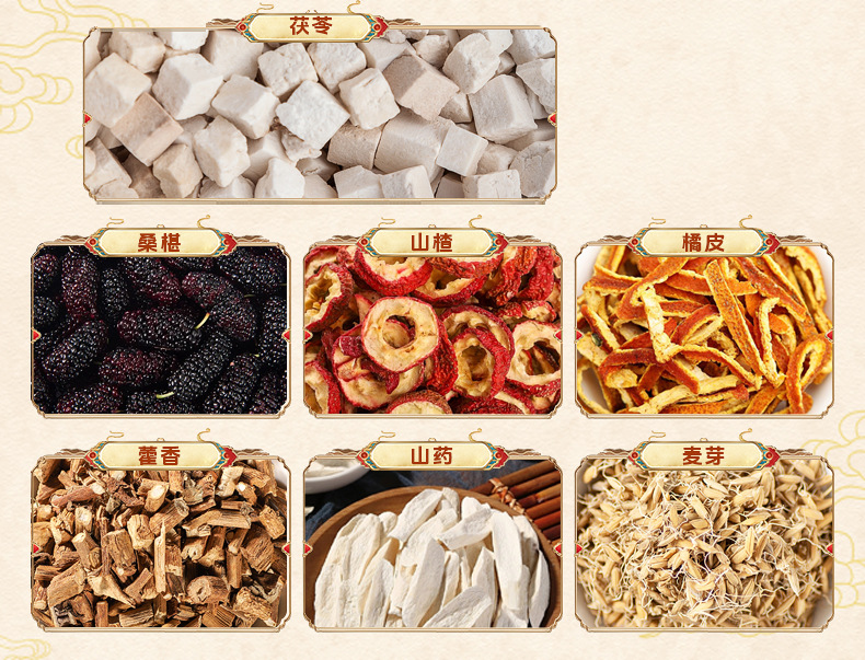 Steamed Dampness Clearing Herbal Paste with Wuzhimaotao Chixiaodou Fuling 220g Glass Jar specifications