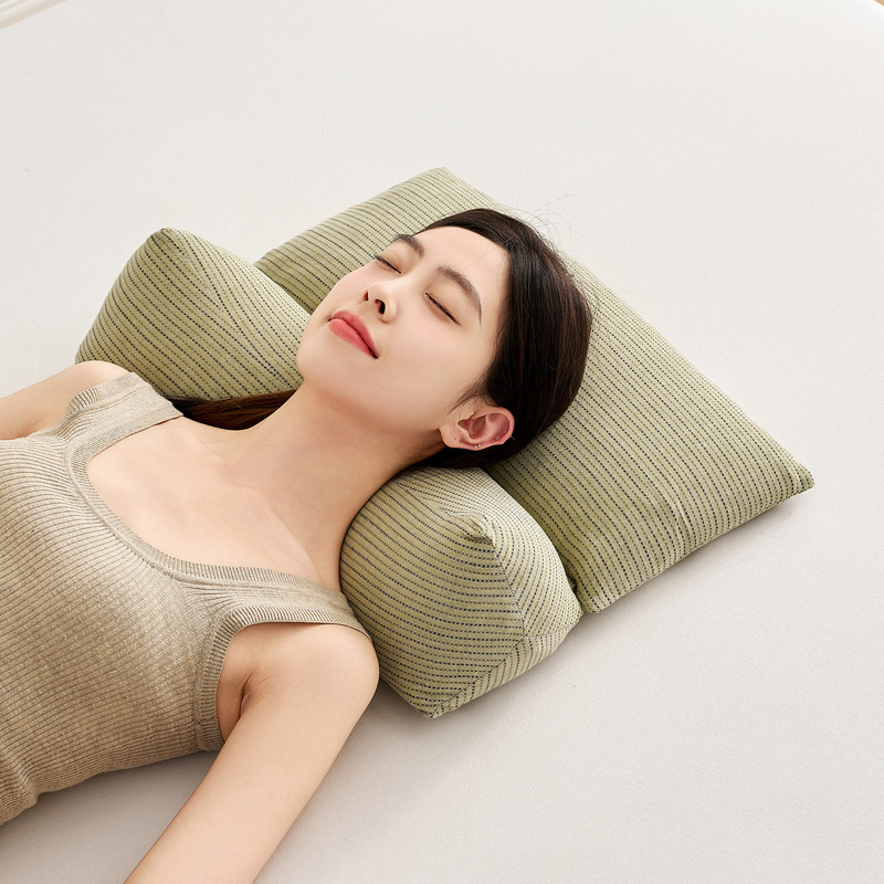 三角枕 そば枕 三角枕芯 頸椎睡眠 学生寮 男子ホーム ハード専用そば殻 シングル|undefined