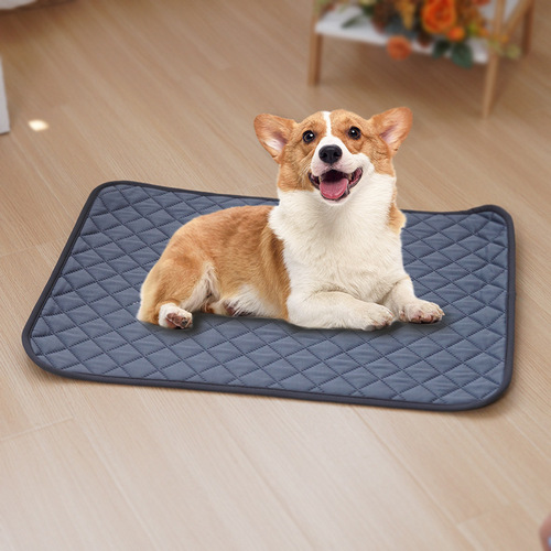 Pet mat washable for reuse, dog urine pad, water-absorbent, anti-slip, quick-drying, breathable, cat training pee pad