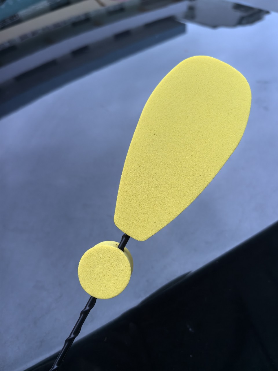 Manufacturer's Creative Symbols, Funny Car Decorations, Internet Celebrities, Eye-Catching, Cute and Cute Question Marks and Exclamation Marks, Roof Antenna Decorations