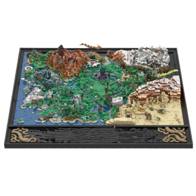Puzzle mapa hyrule 14876 piezas modelo de construcción detallado_voghion.com