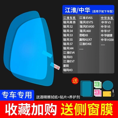 Rearview mirror rainproof sticker: and rainproof glass for rainy - upgrade-the-atomic-membrane-5-piece-set-for-jacchinatronic-please-specify-the-vehicle-model-and-year-send-side-window