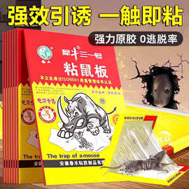 批发老鼠贴强力加大粘鼠胶老鼠出口现货批发老鼠板厨房家用粘鼠板