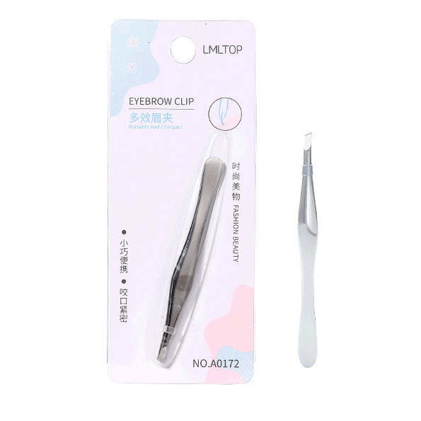 Clip para cejas de acero inoxidable LMLTOP, boca oblicua, pinzas para cejas planas, pinzas para depilarse, clips auxiliares para pestañas postizas, una variedad de colecciones image 20